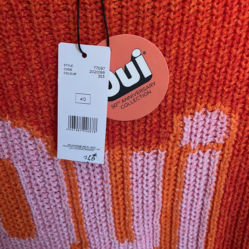 “Oui” Knit Sweater - Picture 4 of 5
